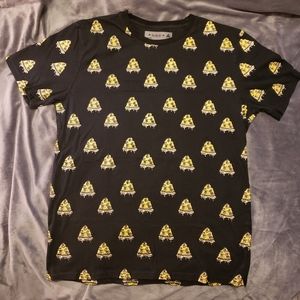 Men's pizza graphic shirt